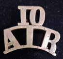 10th Australian Infantry Regiment brass shoulder title 1903-12.
