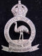14th Light Horse Moreton Regt. White metal hat badge 1930-42