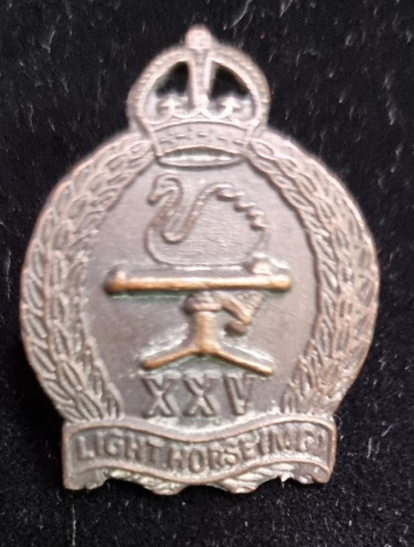 25th (MG) Light Horse. Oxy collar