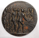 RMS LUSITANIA MEDAL. An extremely rare cast iron example of the rare type 2 Karl Goetz medal for 7 MAI 1915