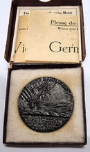 RMS LUSITANIA MEDAL. Boxed edition for St. Dunstans Blinded Soldiers and the Red Cross