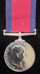 Single: Natal 1906, no clasp Tpr: V. J. Grant, Natal Carbineers.