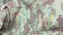 A scarce USMC WW2 frog skin camouflage overalls believed to be used in France during the war.