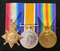 P88 Trio: 1914/15 star, British War and Victory Medal all correctly impressed to 932 PTE C. W. STANTON 27BN AIF