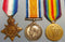 Trio: 1914/15 star, British War and Victory Medal all correctly impressed to 1431 A-L-SGT. (PTE on Star) R. P. CHARMAN 13/BN AIF. - VF SOLD