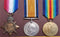 Trio: 1914/15 star, British War and Victory Medal all correctly impressed to 282 BDR (PTE on Star) E. W. RYDER 31/BN AIF.