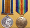 PAIR: British War and Victory Medal, both correctly impressed to 2723 PTE H. R. MARKS 46/BN AIF. - EF SOLD