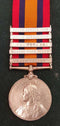 Single: Queen's South Africa 1899-1902, five clasps "CC, OFS, T, SA01, SA02" impressed 988 TPR. T. E. TOWNSEND N. S. WALES M. R. - VF SOLD
