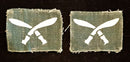 SECOND WORLD WAR PAIR OF 63RD GURKHA BRIGADE PRINTED FORMATION PATCHES
