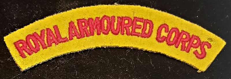 ROYAL ARMOURED CORPS SHOULDER FLASH