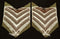 PAIR OF VIETNAM PERIOD SEARGANTS STRIPES