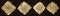 SET OF WW1/WW2 LIEUTENANT’S PIPS (FOUR)