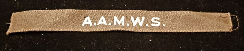 AUST. ARMY MEDICAL WOMAN’S SERVICE SHOULDER TAB