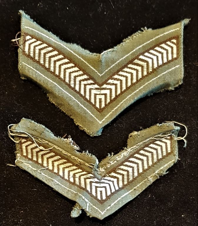 PAIR OF VIETNAM PERIOD LANCE CORPORAL’S STRIPES