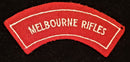 MELBOURNE RIFLES SHOULDER FLASH