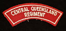 CENTRAL QUEENSLAND REGIMENT SHOULDER FLASH