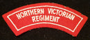 NORTHERN VICTORIAN REGIMENT SHOULDER FLASH