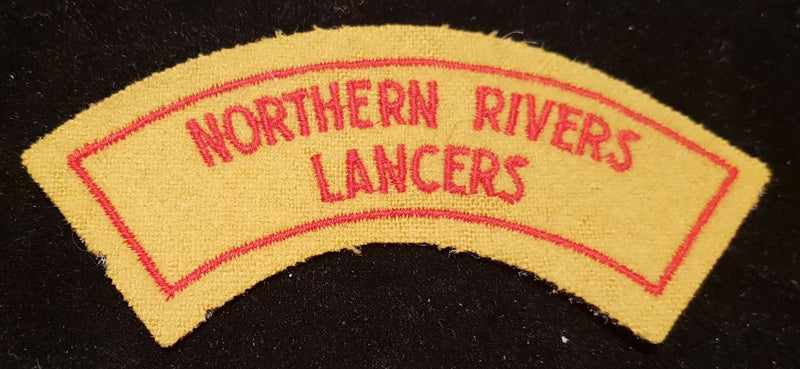 NORTHERN RIVERS LANCERS SHOULDER FLASH