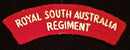 ROYAL SOUTH AUSTRALIA REGIMENT SHOULDER FLASH