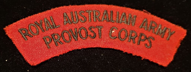 ROYAL AUSTRALIAN ARMY PROVOST CORPS SHOULDER FLASH