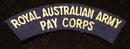 ROYAL AUSTRALIAN ARMY PAY CORPS SHOULDER FLASH