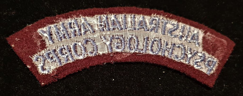 AUSTRALIAN ARMY PSYCHOLOGY CORPS SHOULDER FLASH