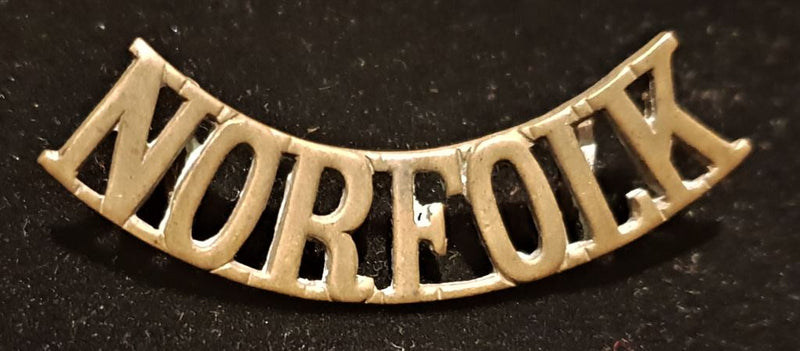 NORFOLK REGIMENT SHOULDER TITLE