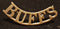 BUFFS REGIMENT SHOULDER TITLE