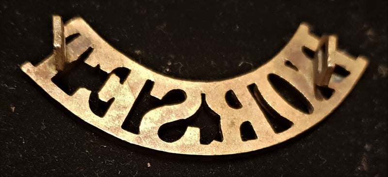 DORSETSHIRE REGIMENT SHOULDER TITLE