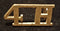 4TH QUEENS OWN HUSSARS SHOULDER TITLE