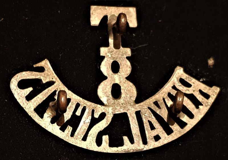 8TH HADDINGTON TERRITORIAL ROYAL SCOTS (LOTHIAN REGIMENT) SHOULDER TITLE