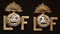 PAIR OF LANCASHIRE FUSILIERS SHOULDER TITLES
