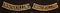 PAIR OF 6TH INNISKILLING DRAGOONS BRASS SHOULDER TITLES