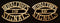 WW2 PAIR OF ROYAL CORPS OF SIGNALS SHOULDER TITLES