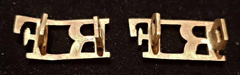 PAIR OF ROYAL FUSILEERS SHOULDER TITLES