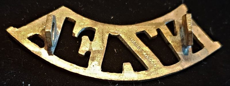 NEW ZEALAND FIELD ARTILLERY SHOULDER TITLE (GAUNT MARKED)