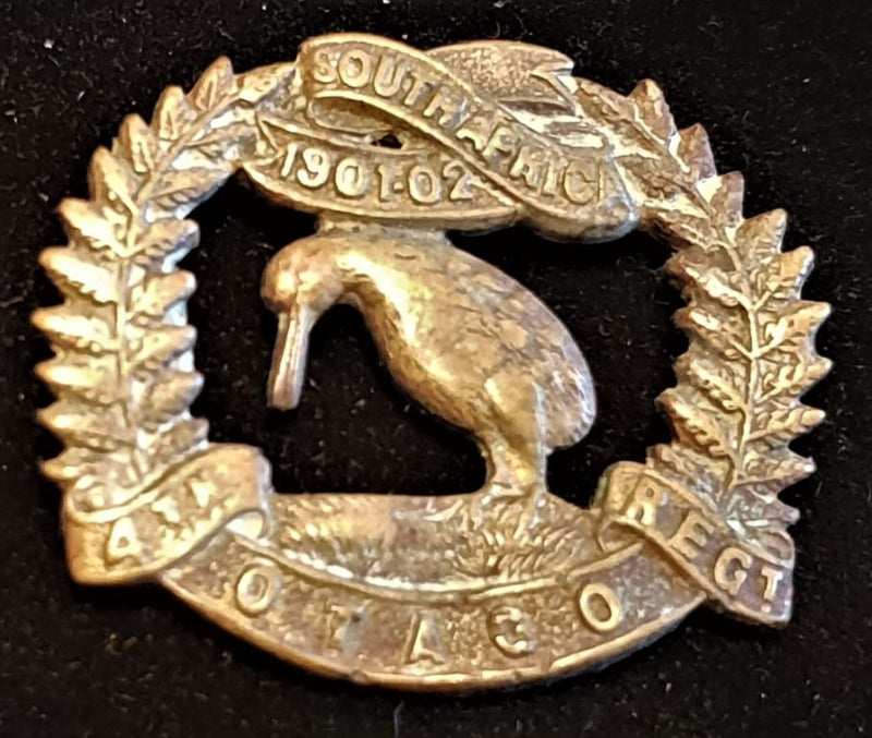 WW1 NEW ZEALAND 4TH OTAGO RIFLES COLLAR BADGE (NO LUGS)