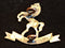 9TH WELLINGTON EAST COAST MOUNTED RIFLES COLLAR BADGE