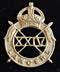 THE 24TH LANCERS CAP BADGE