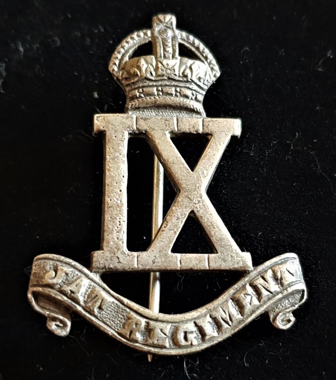 IX JAT RGT. INDIAN ARMY CAP BADGE