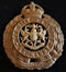 THE CITY OF LONDON YEOMANRY ROUGH RIDERS CAP BADGE
