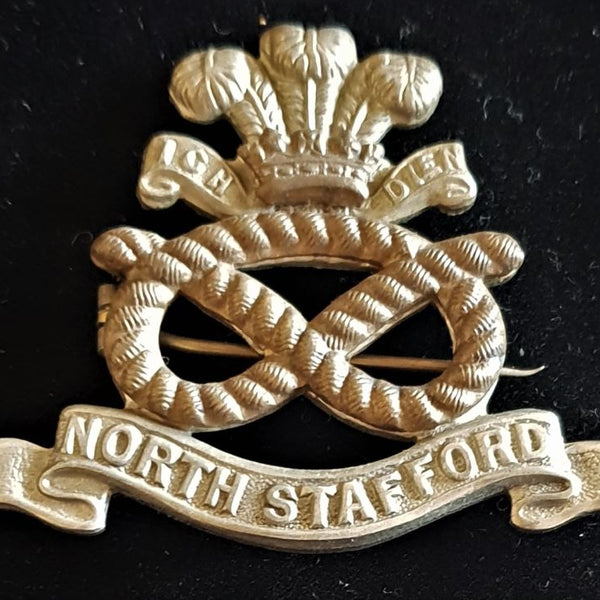 Military North Staffords Sweetheart Brooch THE NORTH STAFFORD