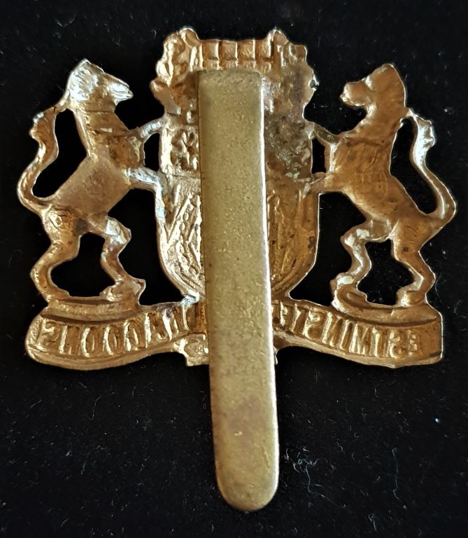 WESTMINISTER DRAGOON’S CAP BADGE