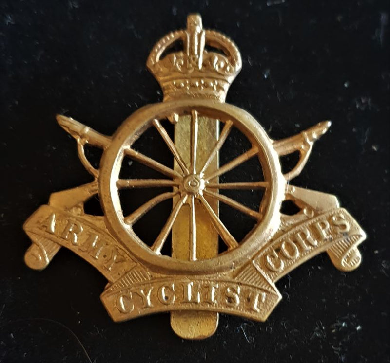 ARMY CYCLIST CORPS SLIDER CAP BADGE