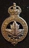 37-1, CANADIAN GARRISON REGIMENT COLLAR BADGE