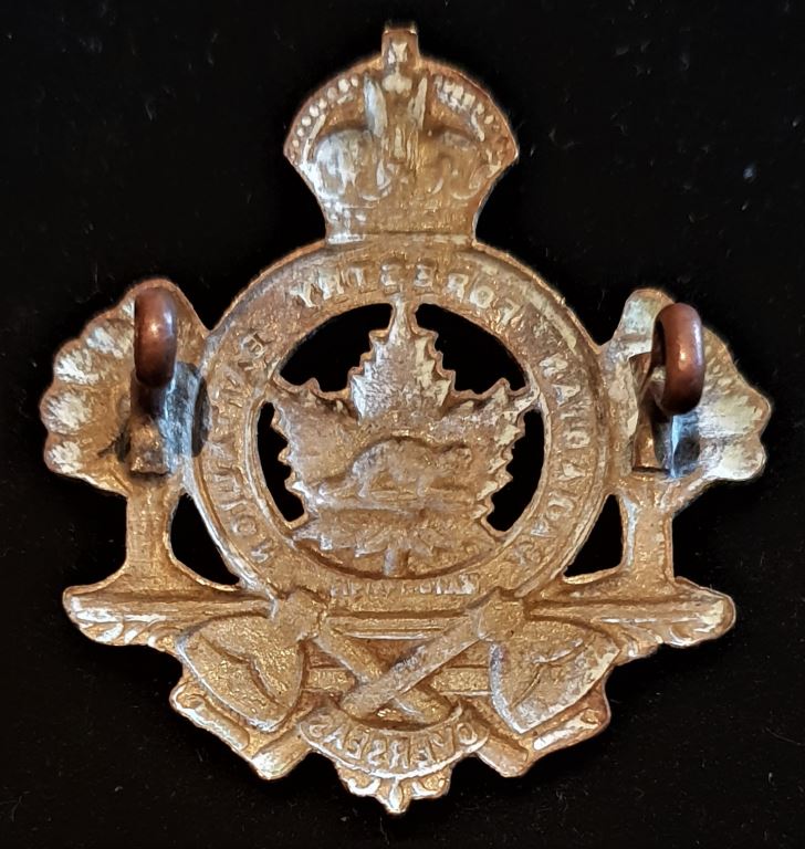 34-4, CANADIAN FORESTRY CORPS CAP BADGE
