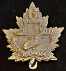 4-6, 6th AMHERST MOUNTED RIFLES CAP BADGE