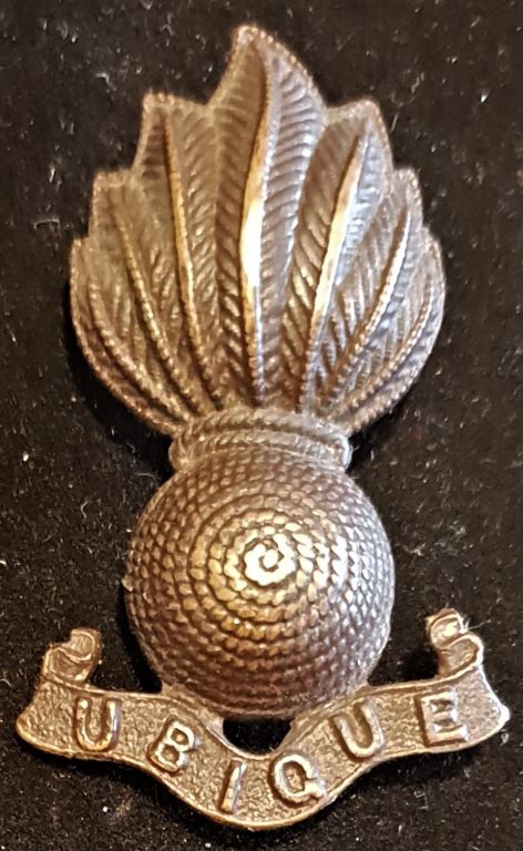 12-1, CANADIAN FIELD ARTILLERY BRONZE COLLAR BADGE