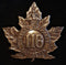 E116 - 116th BATTALION (UXBRIDGE, ONTARIO) CAP BADGE