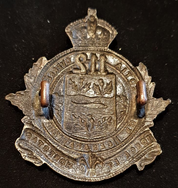 E112 - 112th BATTALION (WINDSOR, NOVA SCOTIA) CAP BADGE